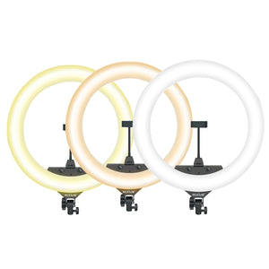 Rixus RXLG14 Selfie Ring Licht En Houder Stick 14 inch