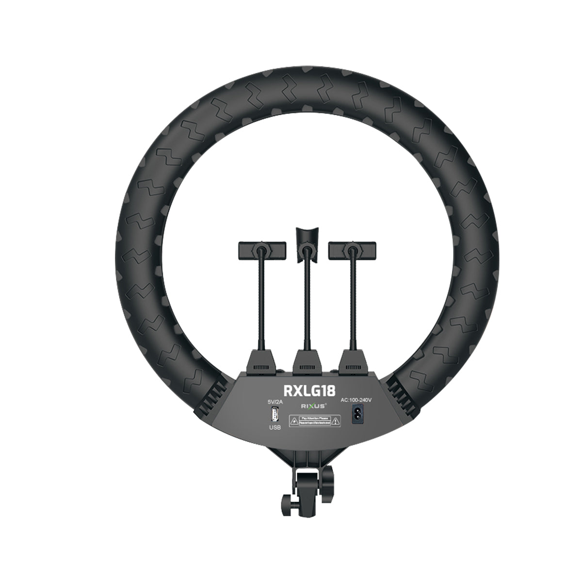 Rixus RXLG18 Selfie Ring Licht En Houder Stick 18 inch