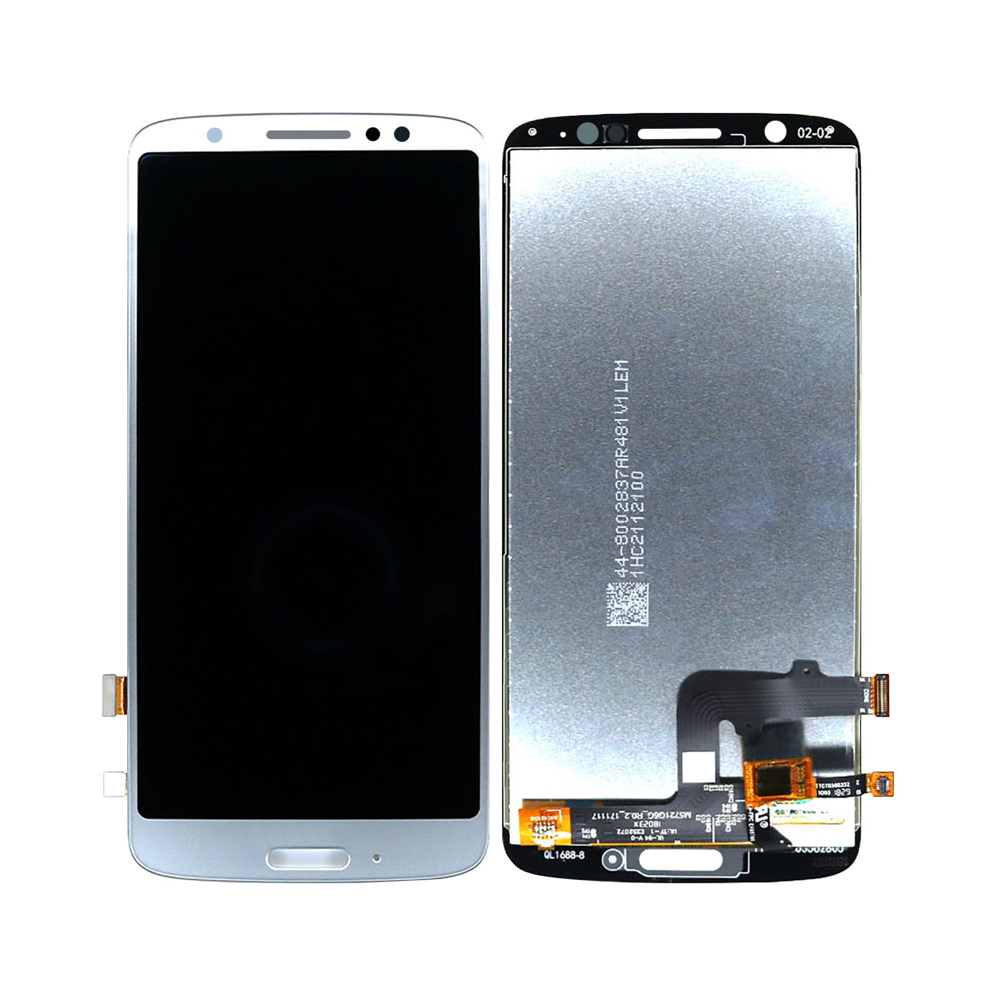 Motorola Moto G6 Scherm en Digitizer Zonder Frame Zilver OEM