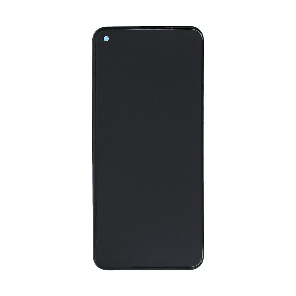 Realme 8 5G, Narzo 30 5G-scherm en digitizer met zilveren frame OEM
