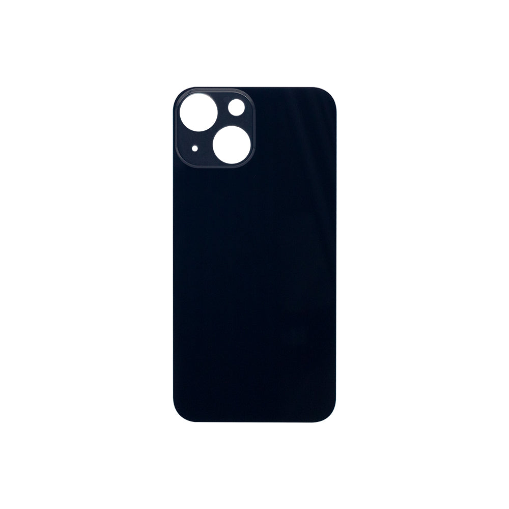 For Apple 13 Mini achterglas, vergroot cameraframe Midnight compatibel