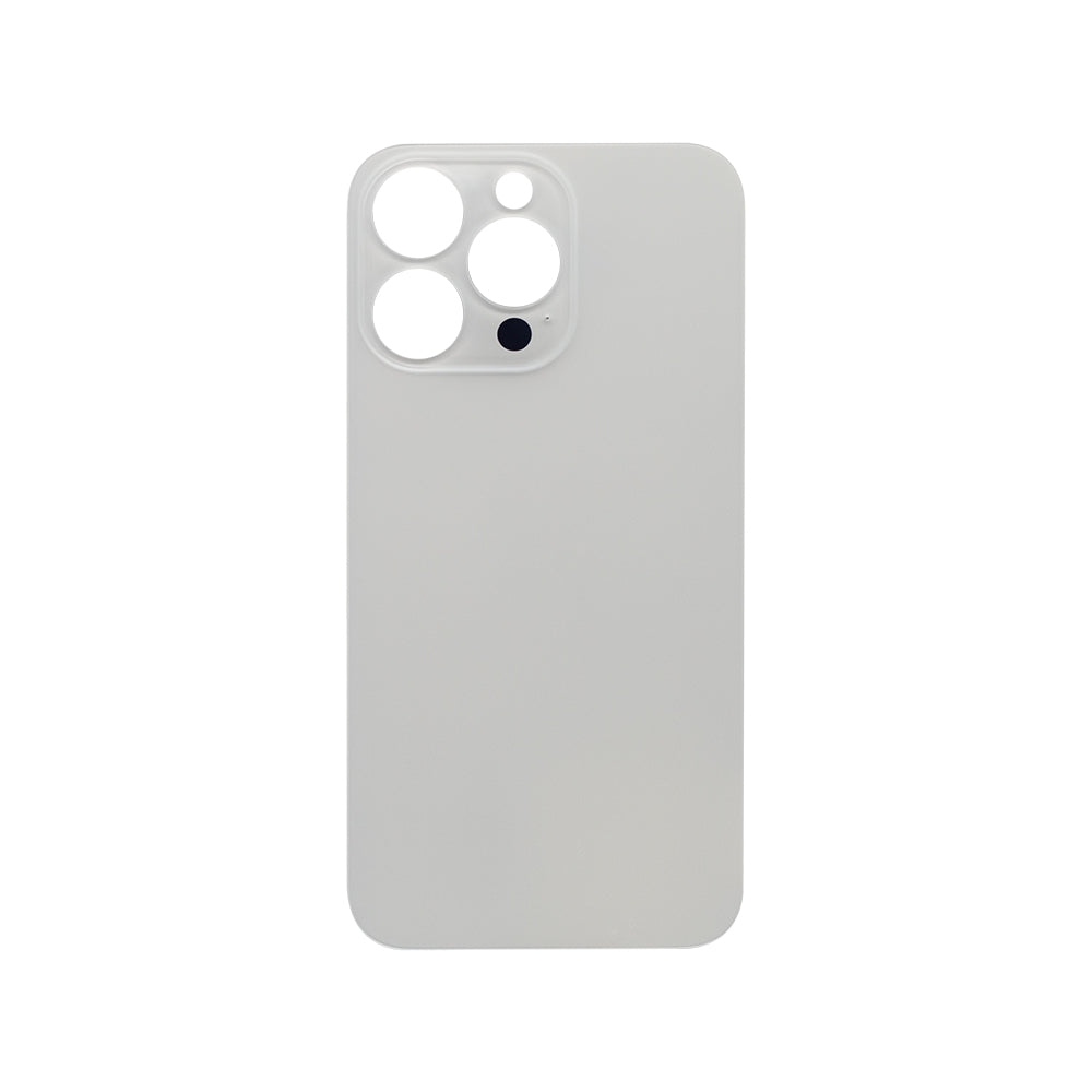 For Apple 13 Pro achterglas, vergroot cameraframe zilver compatibel