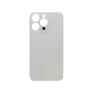 For Apple 13 Pro achterglas, vergroot cameraframe zilver compatibel
