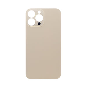 For Apple 13 Pro Max achterglas, vergroot cameraframe goud compatibel