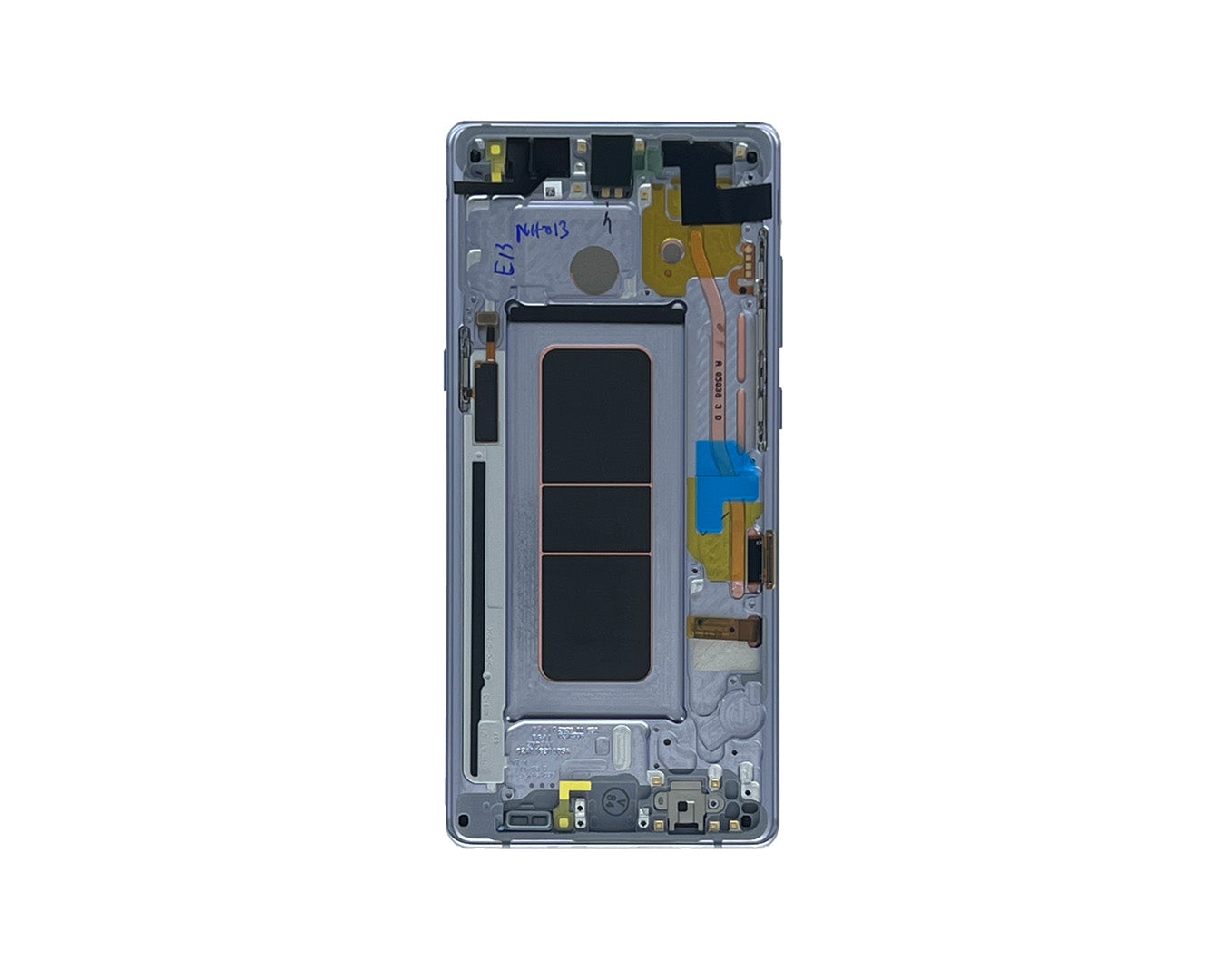 Samsung Galaxy Note 8 N950F Beeldscherm en Digitizer met Frame Orchid Grey Service Pack