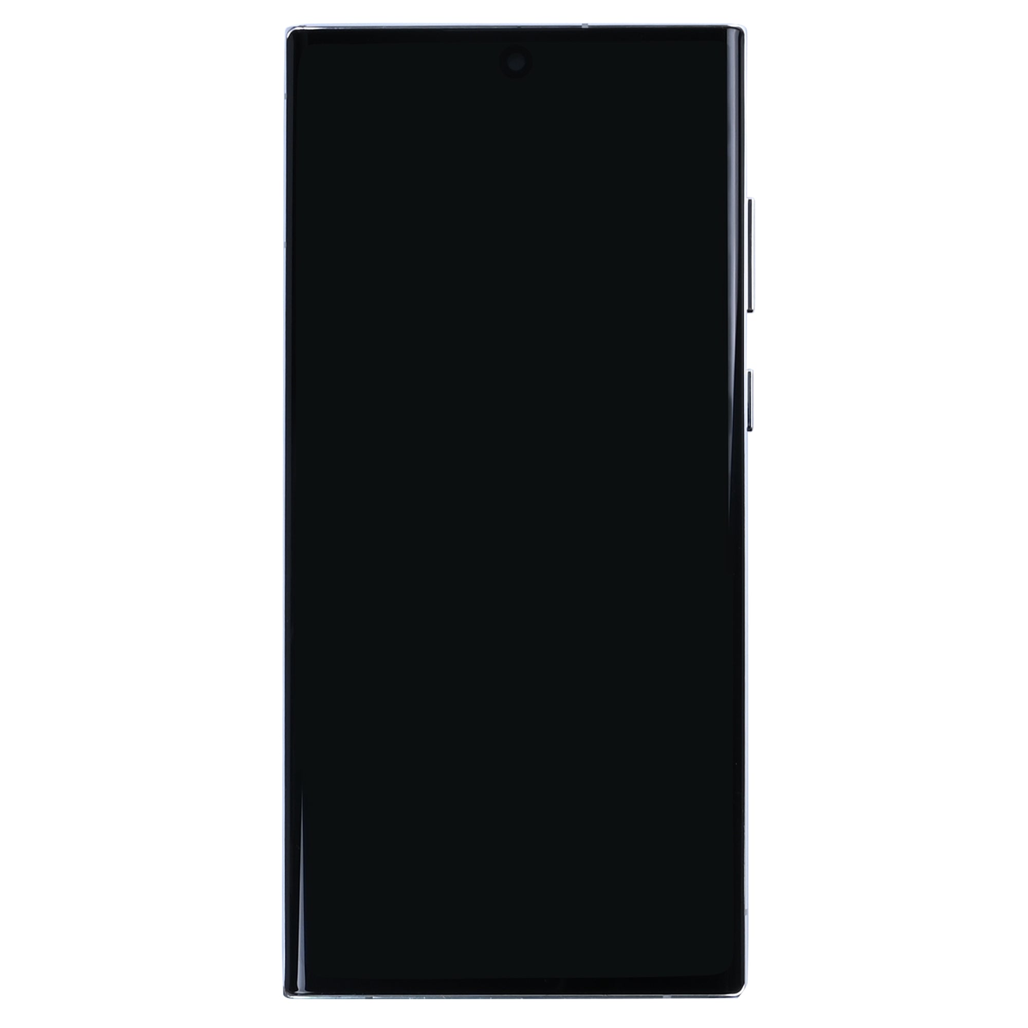 Samsung Galaxy S22 Ultra S908B-scherm en digitizer met frame Phantom White Soft-OLED