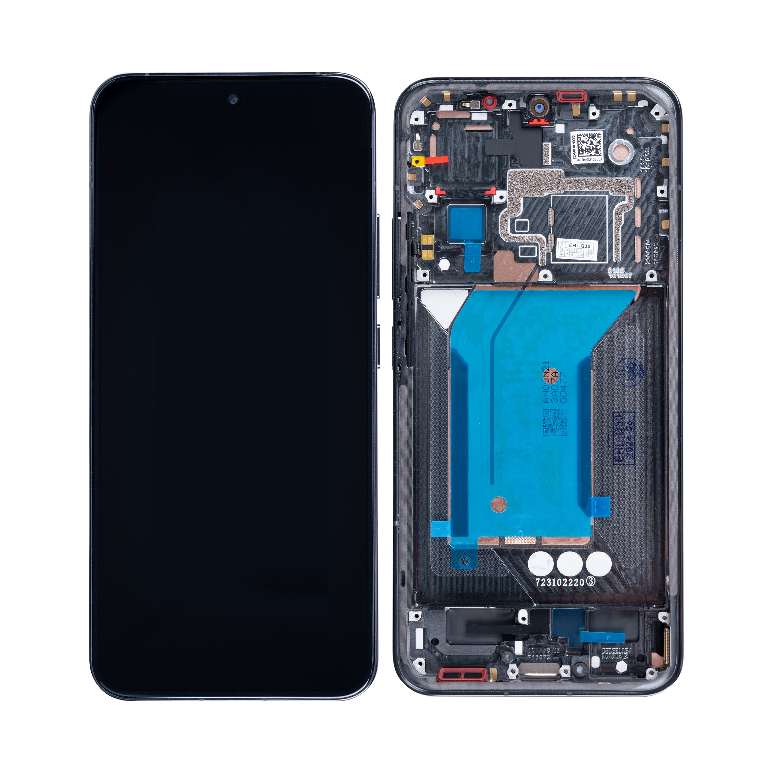 Xiaomi 14-scherm en digitizer met frame, zwart OEM