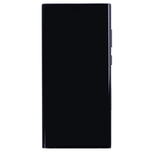 Samsung Galaxy S22 Ultra S908B Display And Digitizer With Frame Burgundy Soft-OLED