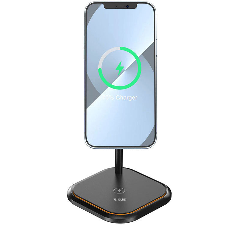 Rixus RXWC55 Draadloze Magnetische Laadstandaard 15W Zwart