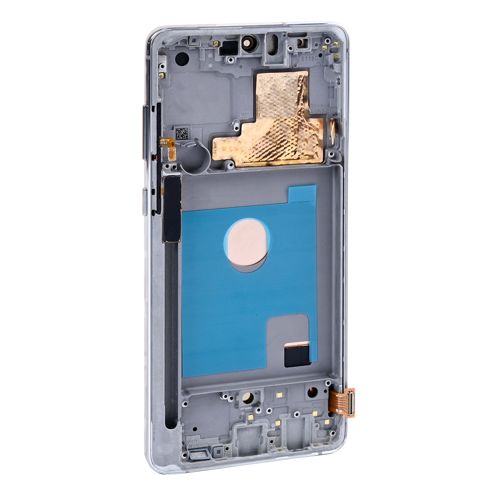 Samsung Galaxy Note 10 Lite N770F-scherm en digitizer met frame Aura Glow Soft-OLED