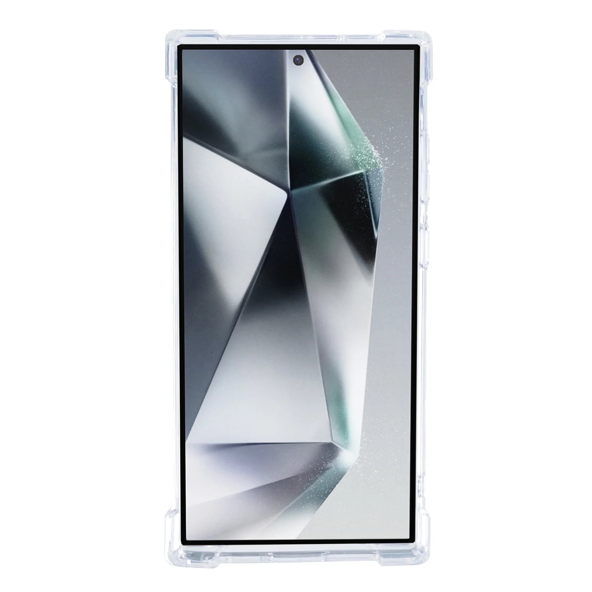 Rixus Anti-Burst Case With MagSafe Compatible For Samsung Galaxy S24 Ultra Transparent