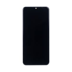 Oppo A58 5G-scherm en digitizer met frame, zwart, OEM