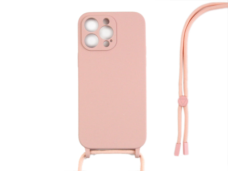Rixus TPU Kettingkoorddekking For Apple iPhone 12 Pro Roze