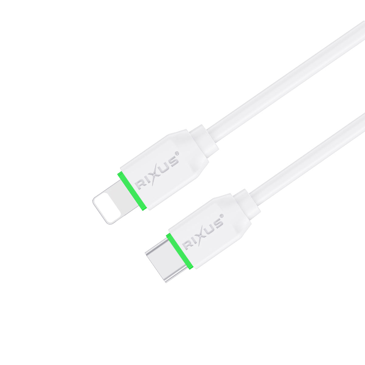 Rixus RX2023 Gegevenssynchronisatie en snel opladen 2m wit