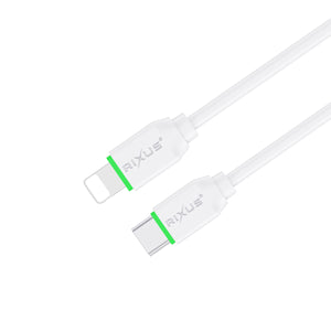 Rixus RX2023 Gegevenssynchronisatie en snel opladen 2m wit
