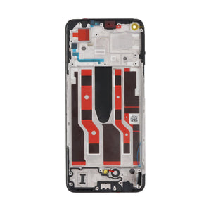 Oppo Reno 8 Lite-scherm en digitizer met frame Cosmic Black OEM