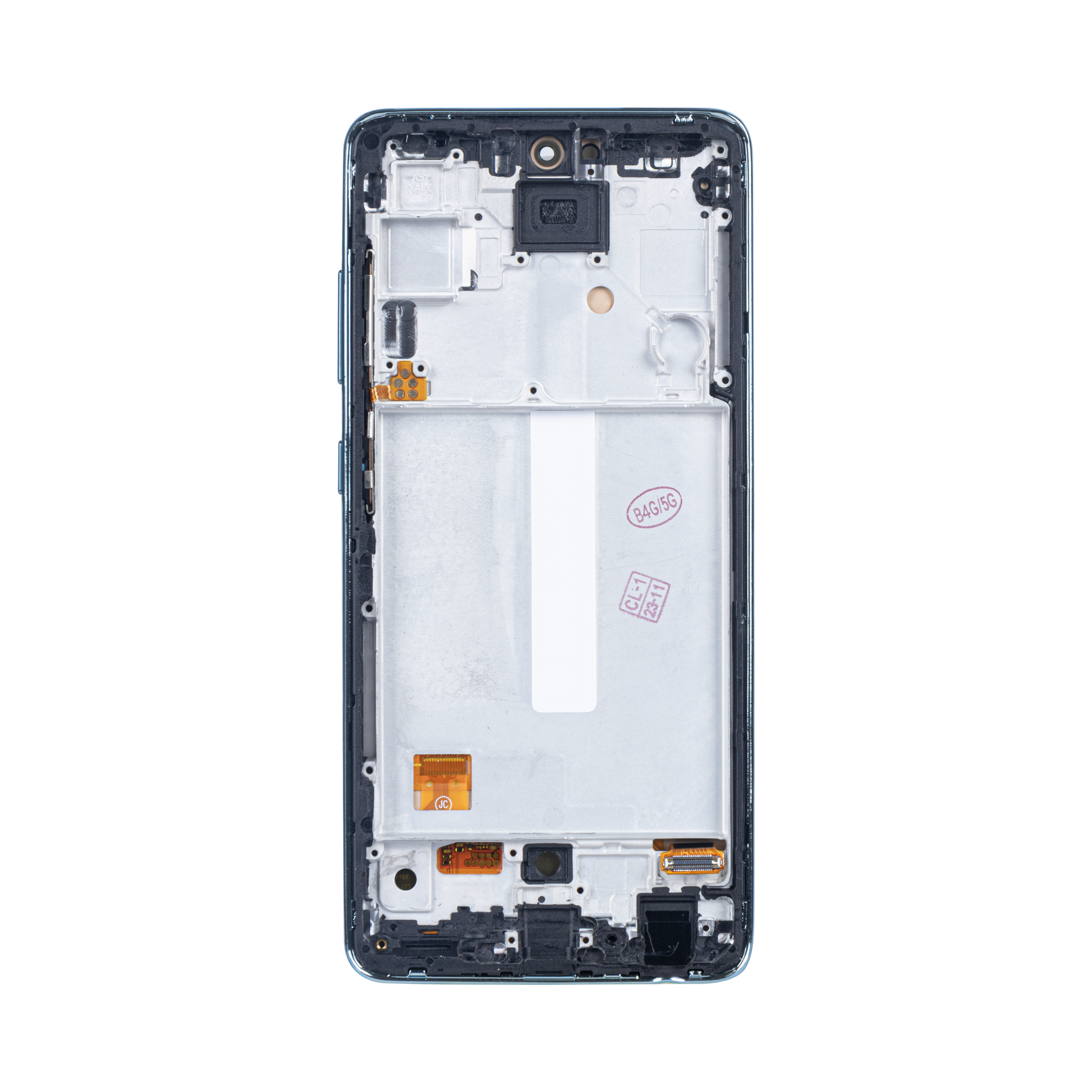 Samsung-Melkweg A52 4G A525F Beeldscherm en Digitizer met Kader Ontzagwekkende Blauwe Soft-OLED