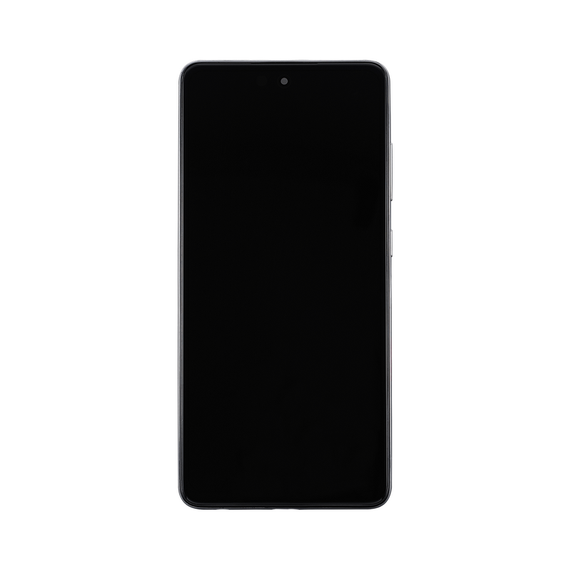 Samsung Galaxy A52 4G A525F scherm en Digitizer met frame geweldige witte Soft-OLED