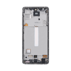 Samsung Galaxy A52 4G A525F scherm en Digitizer met frame geweldige witte Soft-OLED