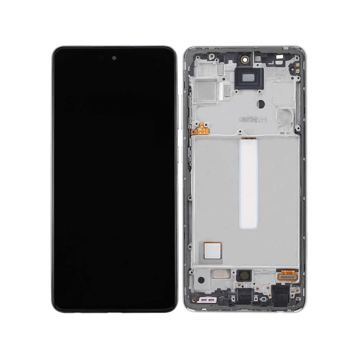Samsung Galaxy A52 4G A525F scherm en Digitizer met frame geweldige witte Soft-OLED