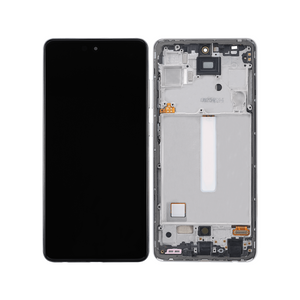 Samsung Galaxy A52 4G A525F scherm en Digitizer met frame geweldige witte Soft-OLED