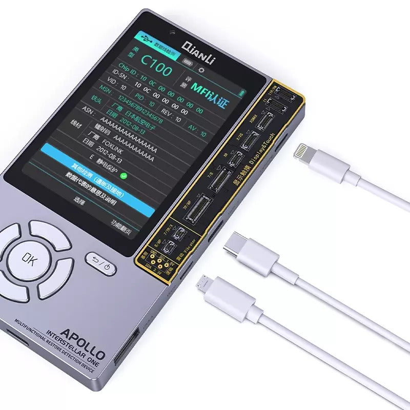 QIANLI Apollo-programmeerapparaat (True tone, batterij, vibrator, mfi, eeprom) met ingebouwde batterij