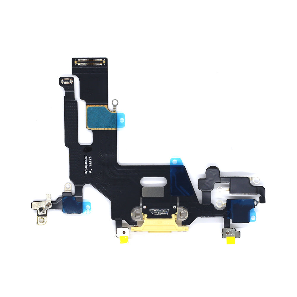 For Apple iPhone 11 Systeem Opladen Flex Geel Getrokken