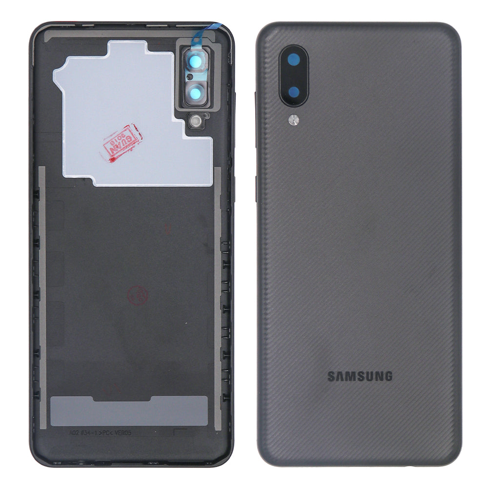 Samsung Galaxy A02 A022F achterkant met lens, zwart OEM