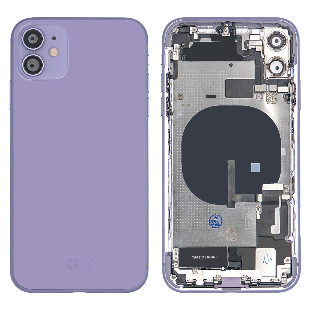 For Apple 11 Behuizing met kleine onderdelen Paars OEM