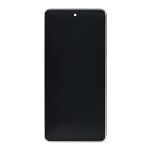 Samsung Galaxy A53 5G A536B Beeldscherm en Digitizer met Frame Wit Service Pack