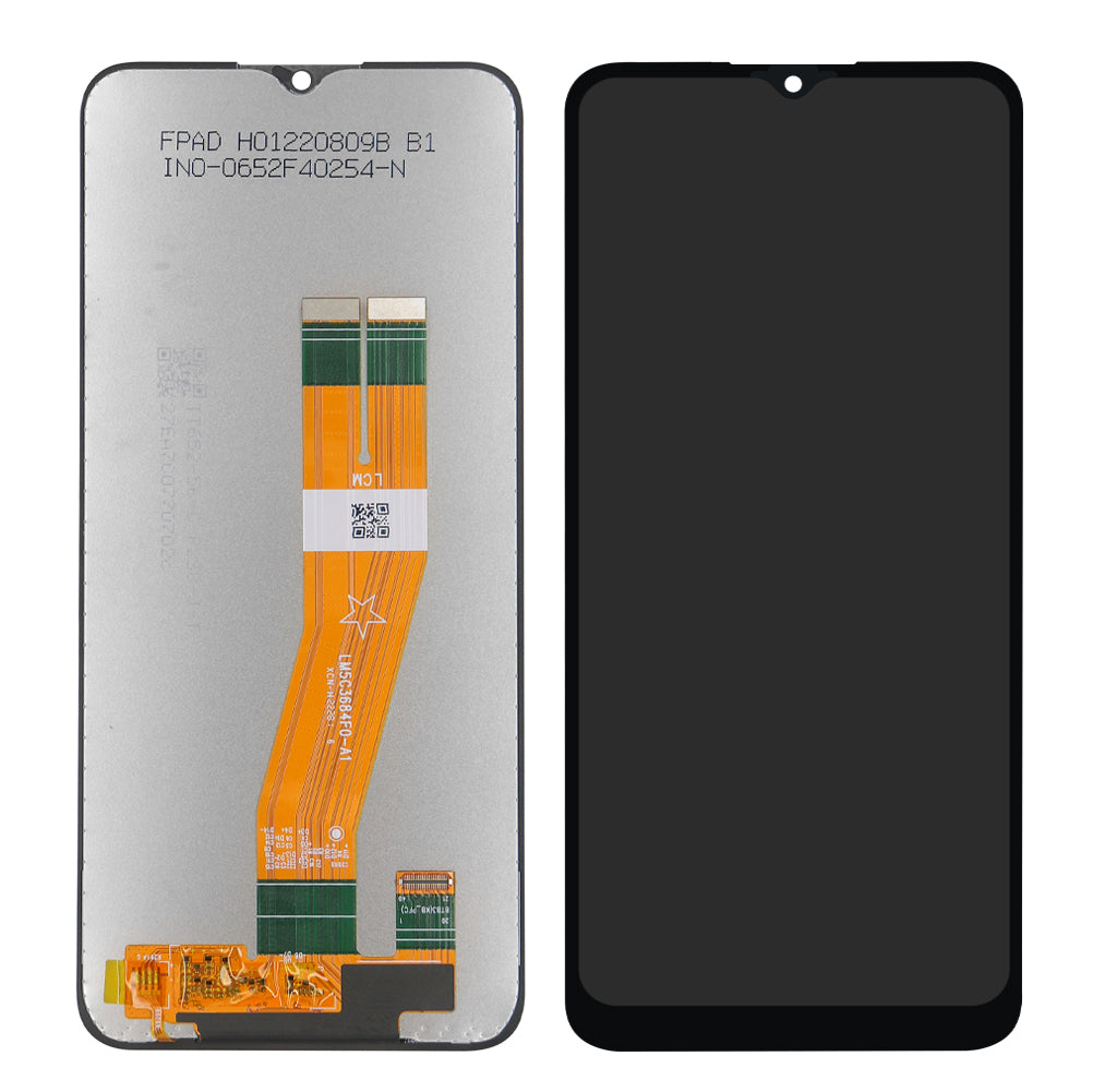 Samsung Galaxy A03 (2022) A035F (niet-EU) scherm en digitizer zonder frame, zwart, OEM