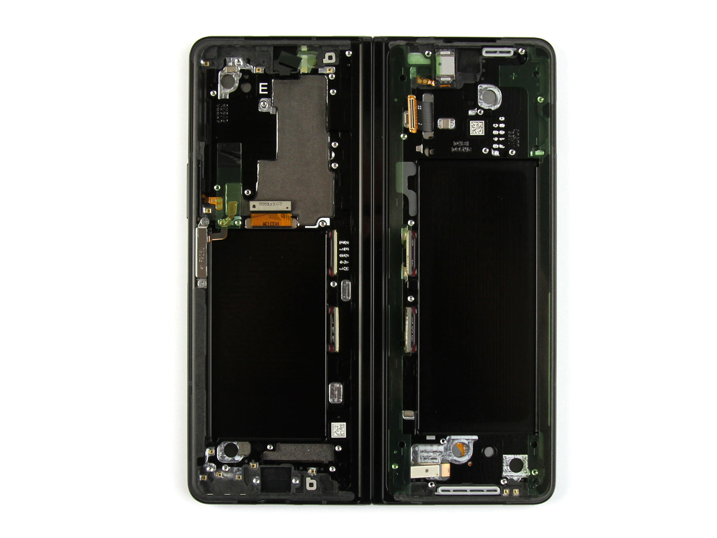 Samsung Galaxy Z Fold3 F926B Hoofdscherm en digitizer met frame Phantom Black Service Pack