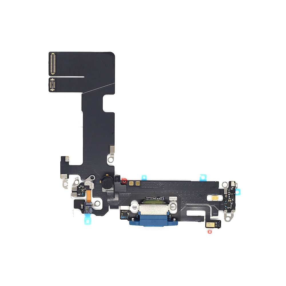 For Apple iPhone 13 Systeem Opladen Flex Blauw Getrokken