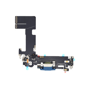 For Apple iPhone 13 Systeem Opladen Flex Blauw Getrokken
