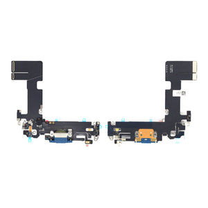 For Apple iPhone 13 Systeem Opladen Flex Blauw Getrokken