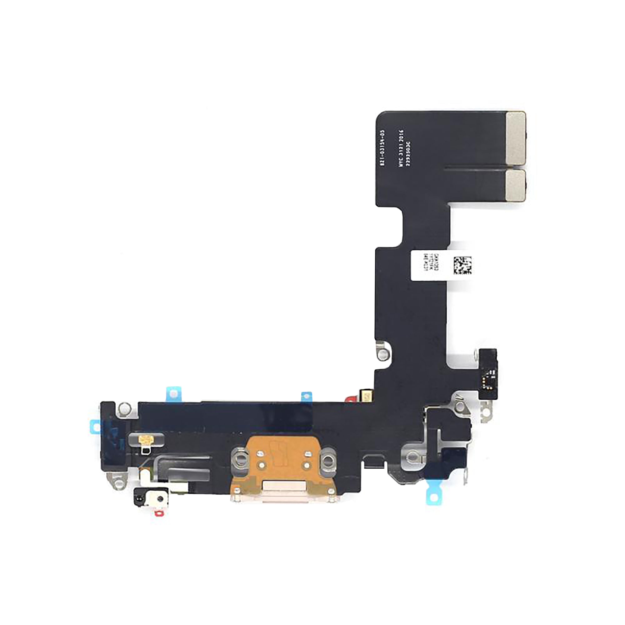 For Apple iPhone 13 Systeem Opladen Flex Roze Getrokken