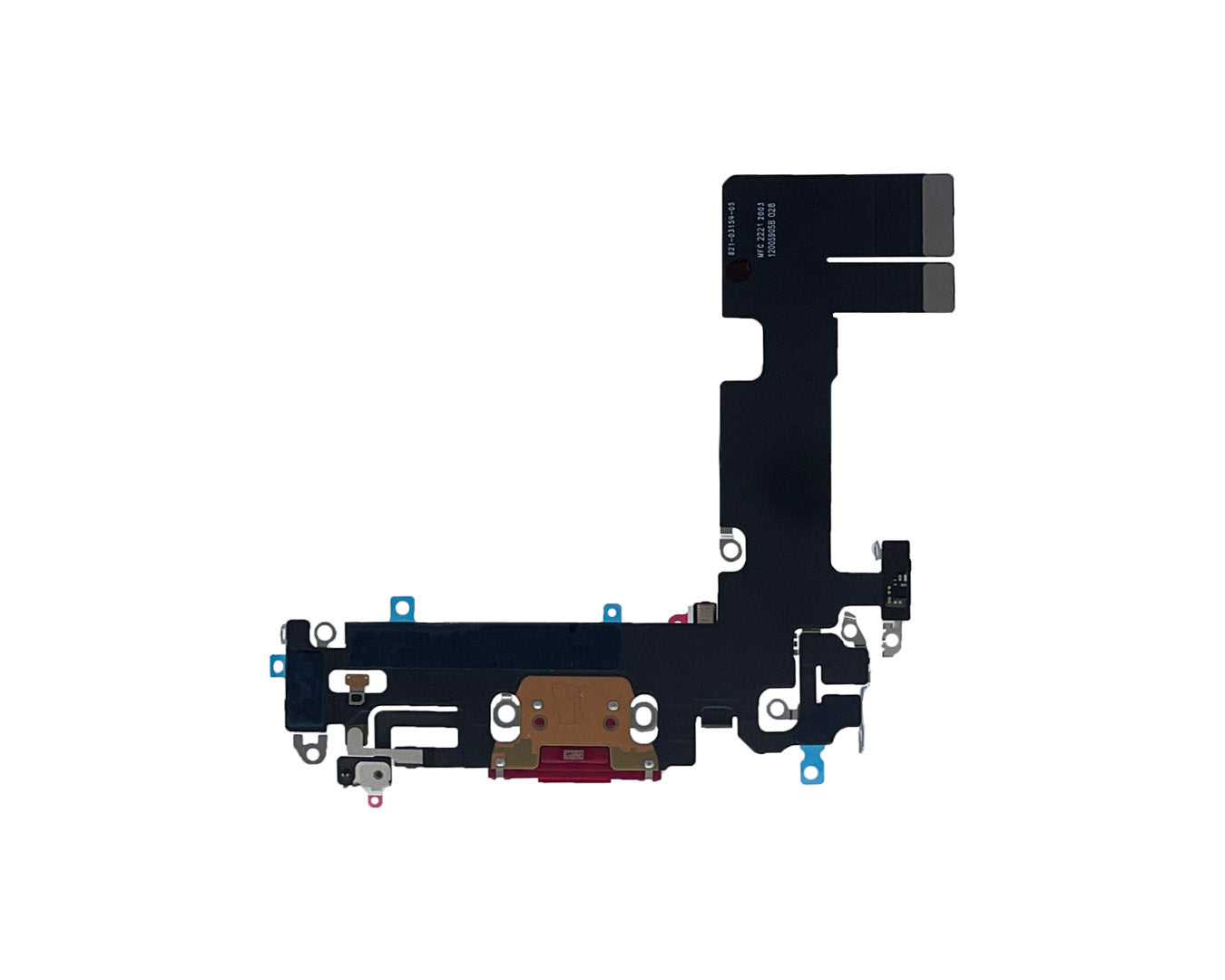 For Apple iPhone 13 Systeem Opladen Flex Rood Getrokken