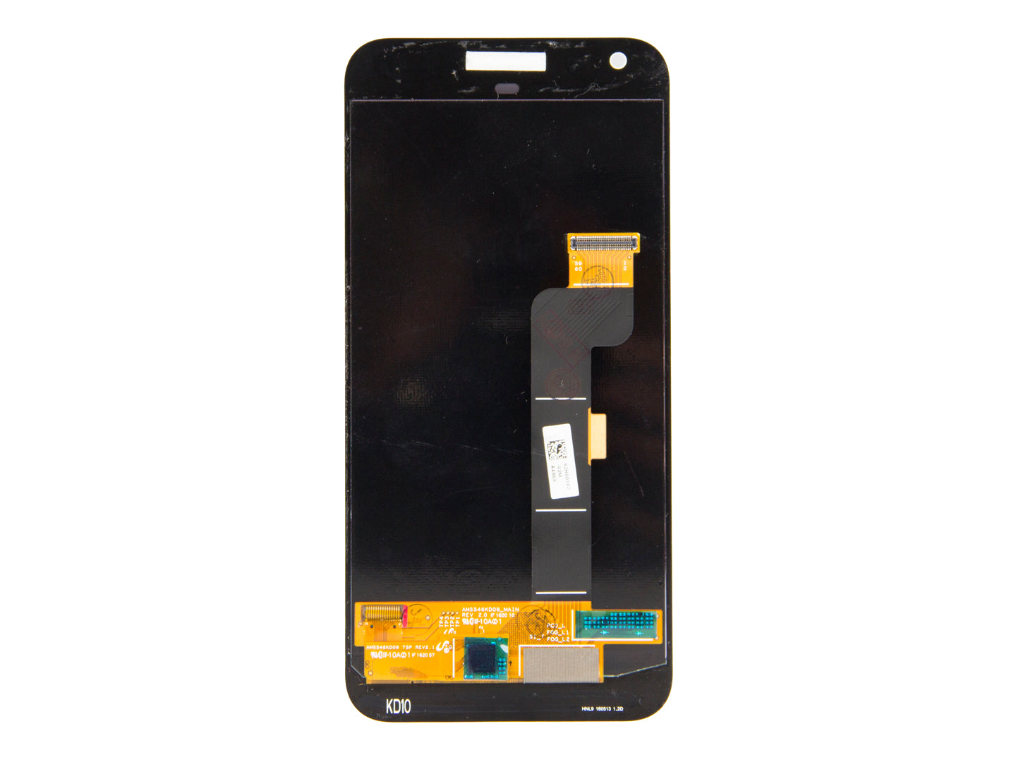 Google Pixel XL-scherm en digitizer zonder frame, wit, Soft-OLED