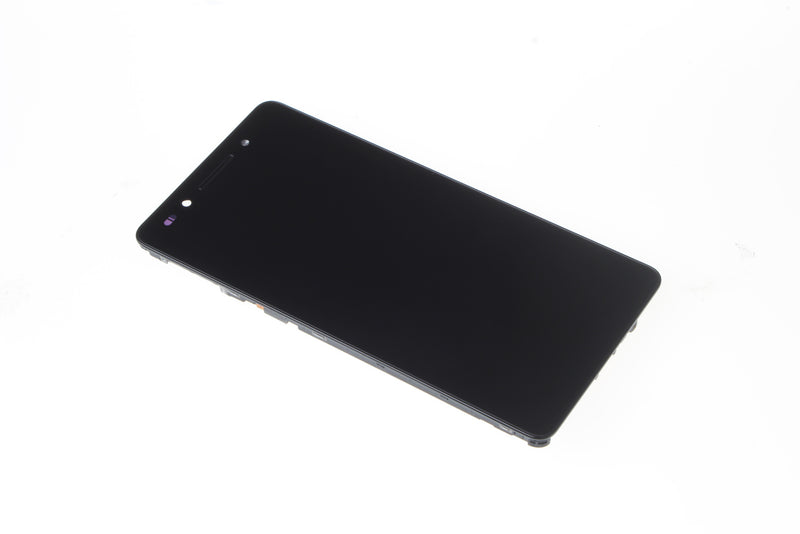 Huawei Honor 7-scherm en digitizer met frame, zwart, OEM