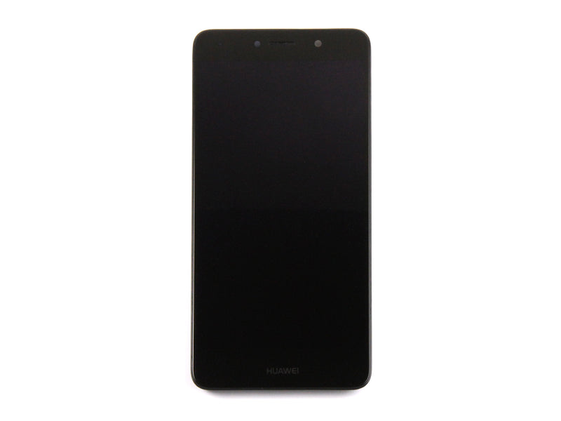 Huawei Y7-scherm en digitizer met frame, zwart, OEM