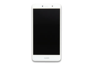 Huawei Y7-scherm en digitizer met wit frame OEM
