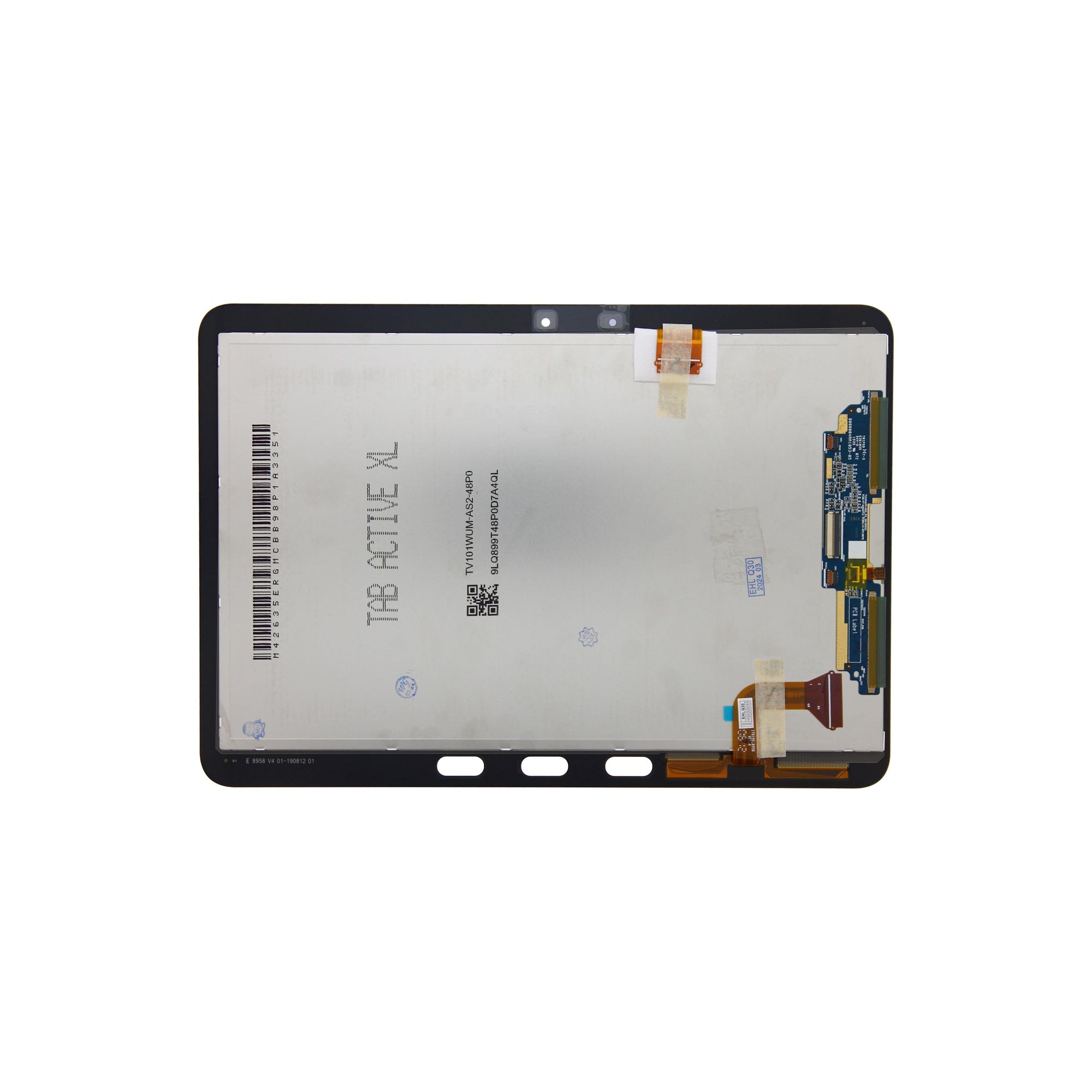 Samsung Galaxy Tab Active Pro 10,1 inch T540, T545 scherm en digitizer zonder frame, zwart, OEM