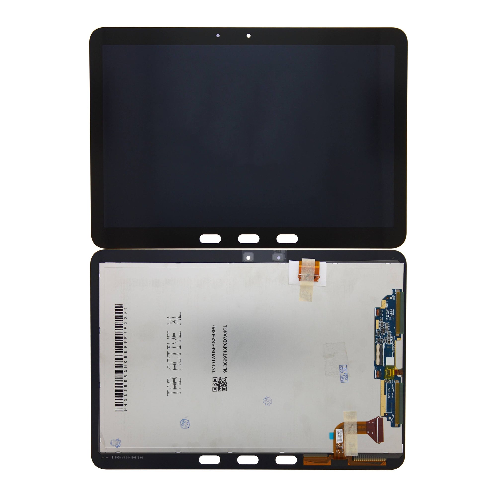 Samsung Galaxy Tab Active Pro 10,1 inch T540, T545 scherm en digitizer zonder frame, zwart, OEM