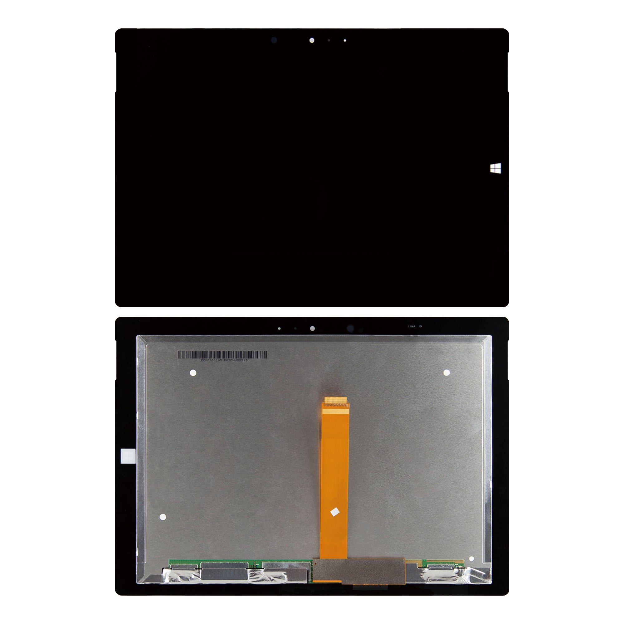 Microsoft Surface RT3-scherm en digitizer, zwart, Refurbished