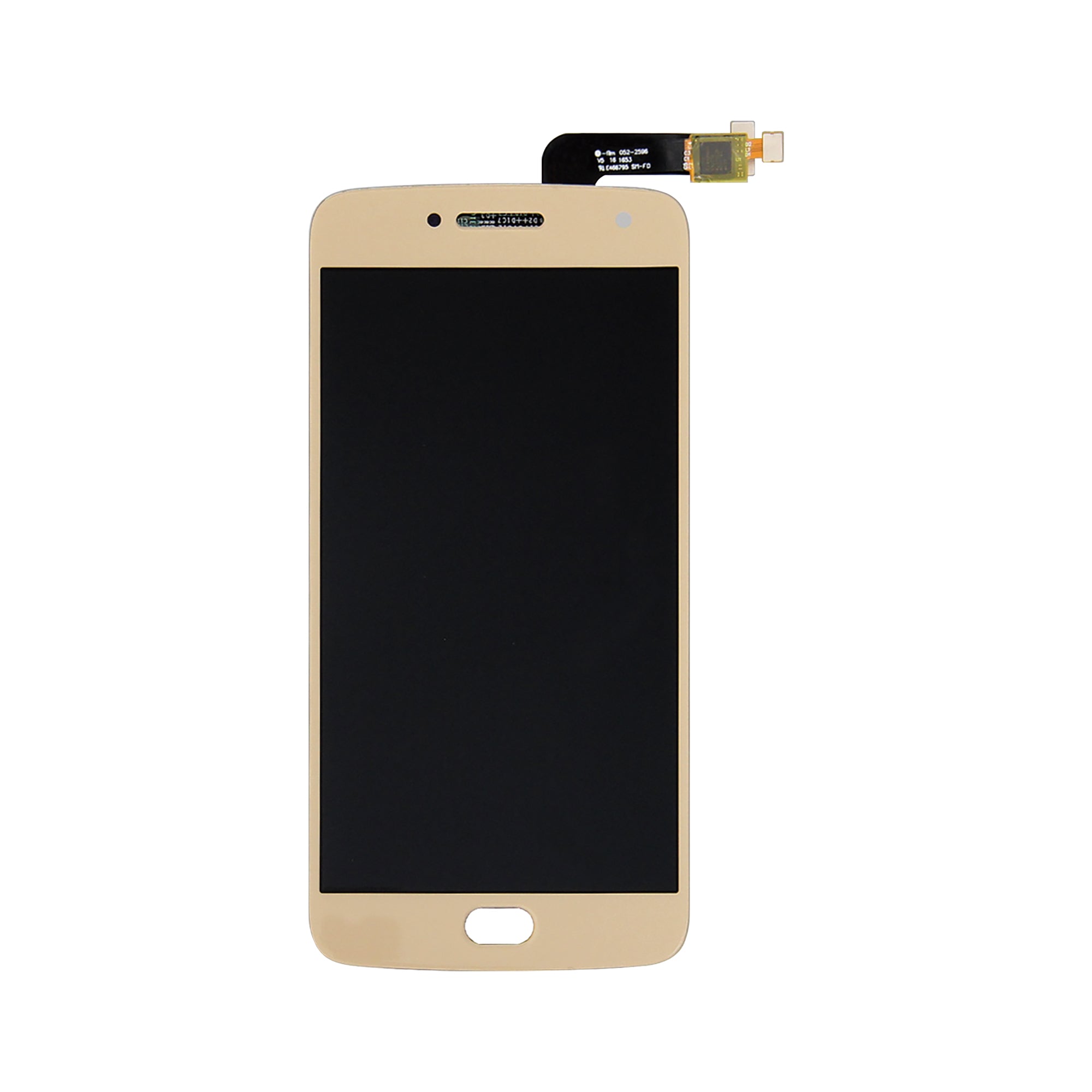 Motorola Moto G5 Plus-scherm en digitizer zonder frame, goudkleurig, OEM
