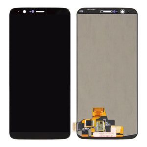 OnePlus 5T-scherm en digitizer zonder frame, zwart, Refurbished