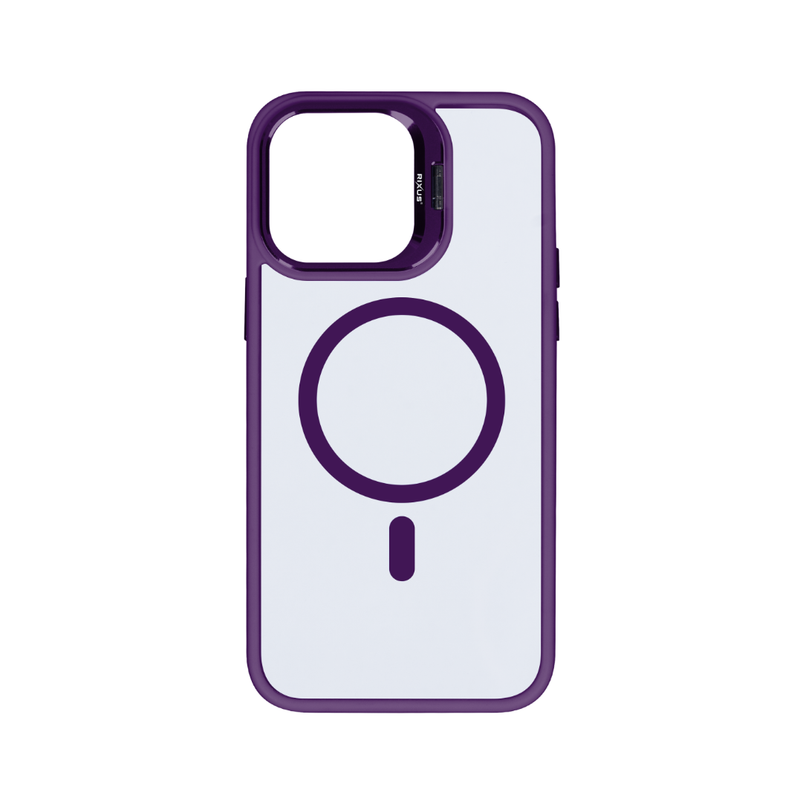 Rixus Classic 03 Hoesje Met MagSafe For Apple iPhone 13 Pro Dieppaars