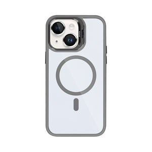 Rixus Classic 03 Hoesje Met MagSafe For Apple iPhone 15 Plus Titaangrijs