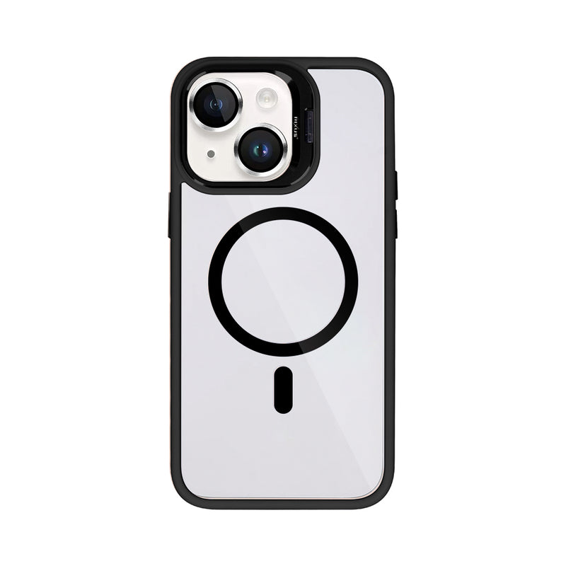Rixus Classic 03 Case With MagSafe Compatible For Apple iPhone 13 Black