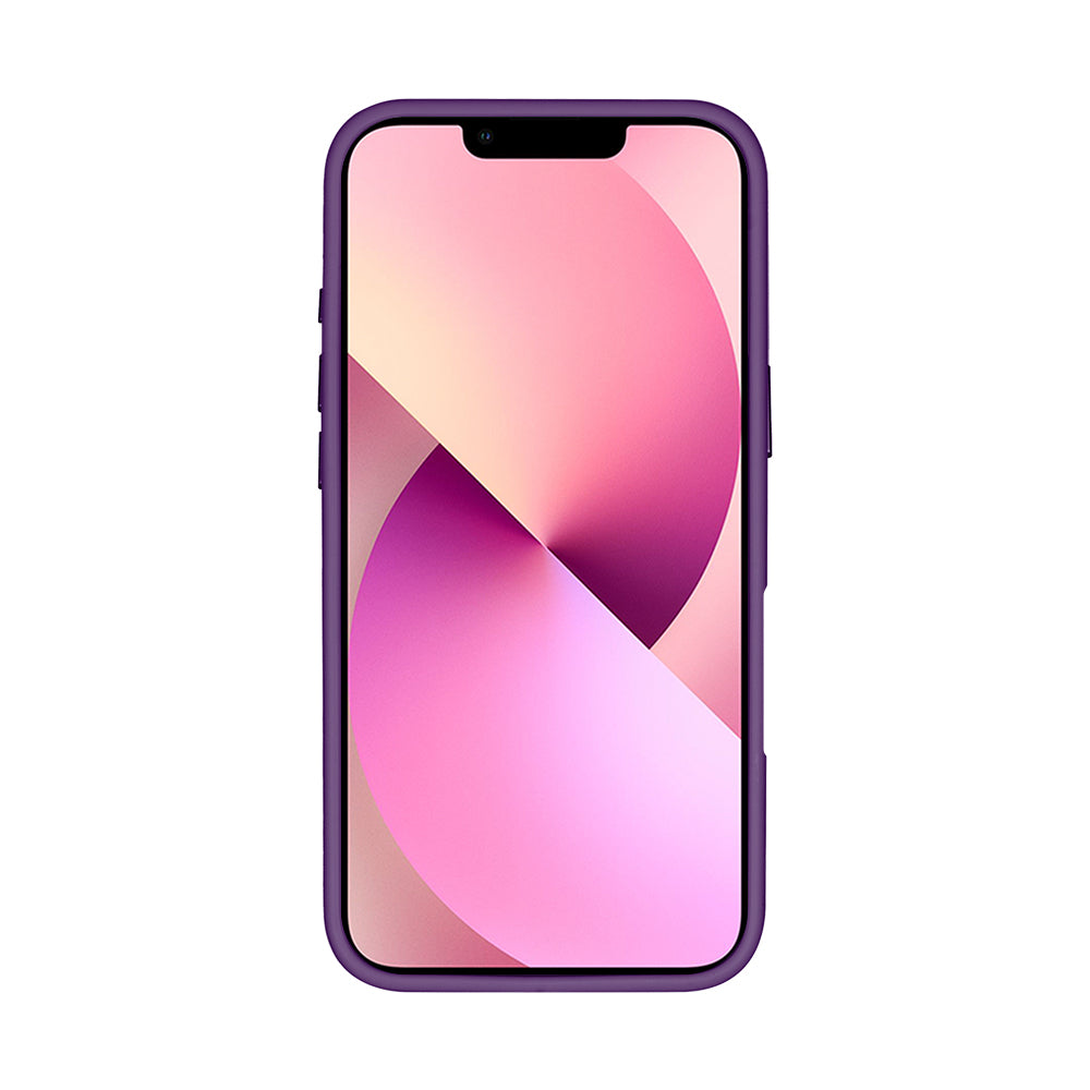 Rixus Classic 03 Case With MagSafe Compatible For Apple iPhone 12, 12 Pro Deep Purple